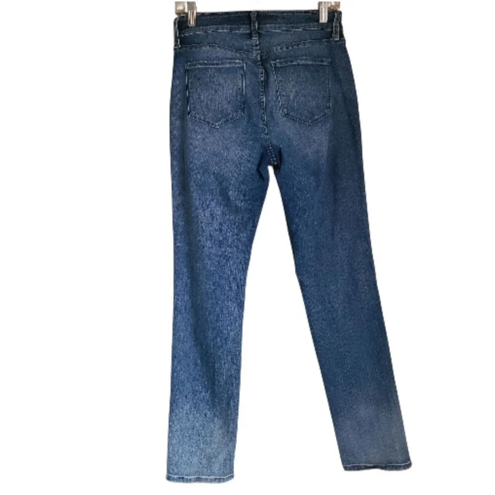 NYDJ leanne boyfriend denim jeans medium wash women's size 4